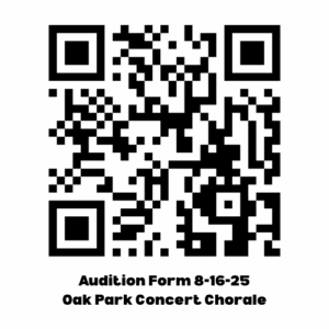 August 2025 Audition QR Code August 2025 Audition QR Code
